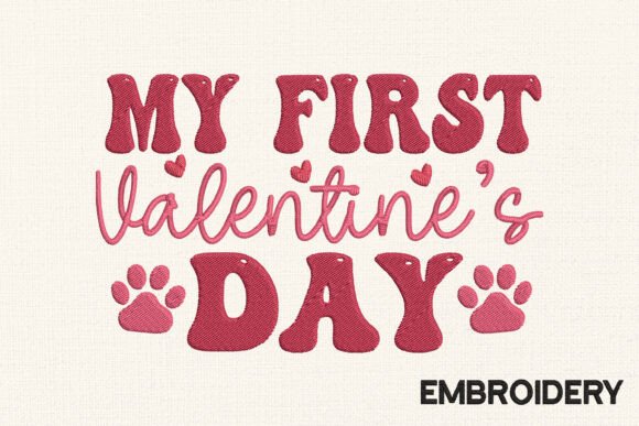 My First Valentine's Day Embroidery